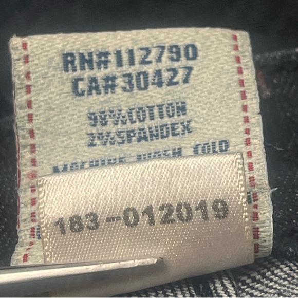 Vintage true religion made USA size 27 straight dark deep blue y2K jeans… - Picture 15 of 15
